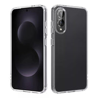 Thumbnail for High Quality Acrylic + TPU Hybrid Transparent Case Cover for Samsung Galaxy S25 Edge
