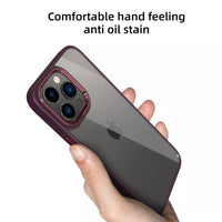Thumbnail for iphone-15-pro-clear-shockproof-case-cover-black-23985 Black