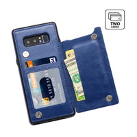 Thumbnail for Samsung Galaxy S10 Leather Wallet Flip Case Cover - Black