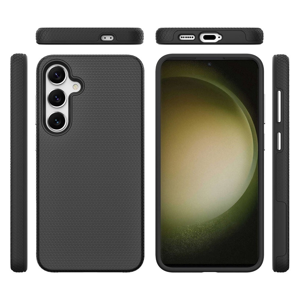 Samsung Galaxy S23 FE Heavy-Duty Armor Case Cover - Black