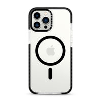 Thumbnail for iphone-12-pro-max-clear-shockproof-case-cover-black-22847 Black