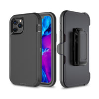 Thumbnail for iphone-12-heavy-duty-armor-case-cover-black-22367 Black
