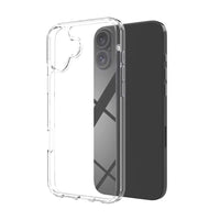 Thumbnail for iPhone 16 Plus Clear Shockproof Case Cover - Clear