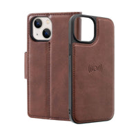 Thumbnail for iphone-13-leather-wallet-flip-magsafe-case-cover-black-166304 Black