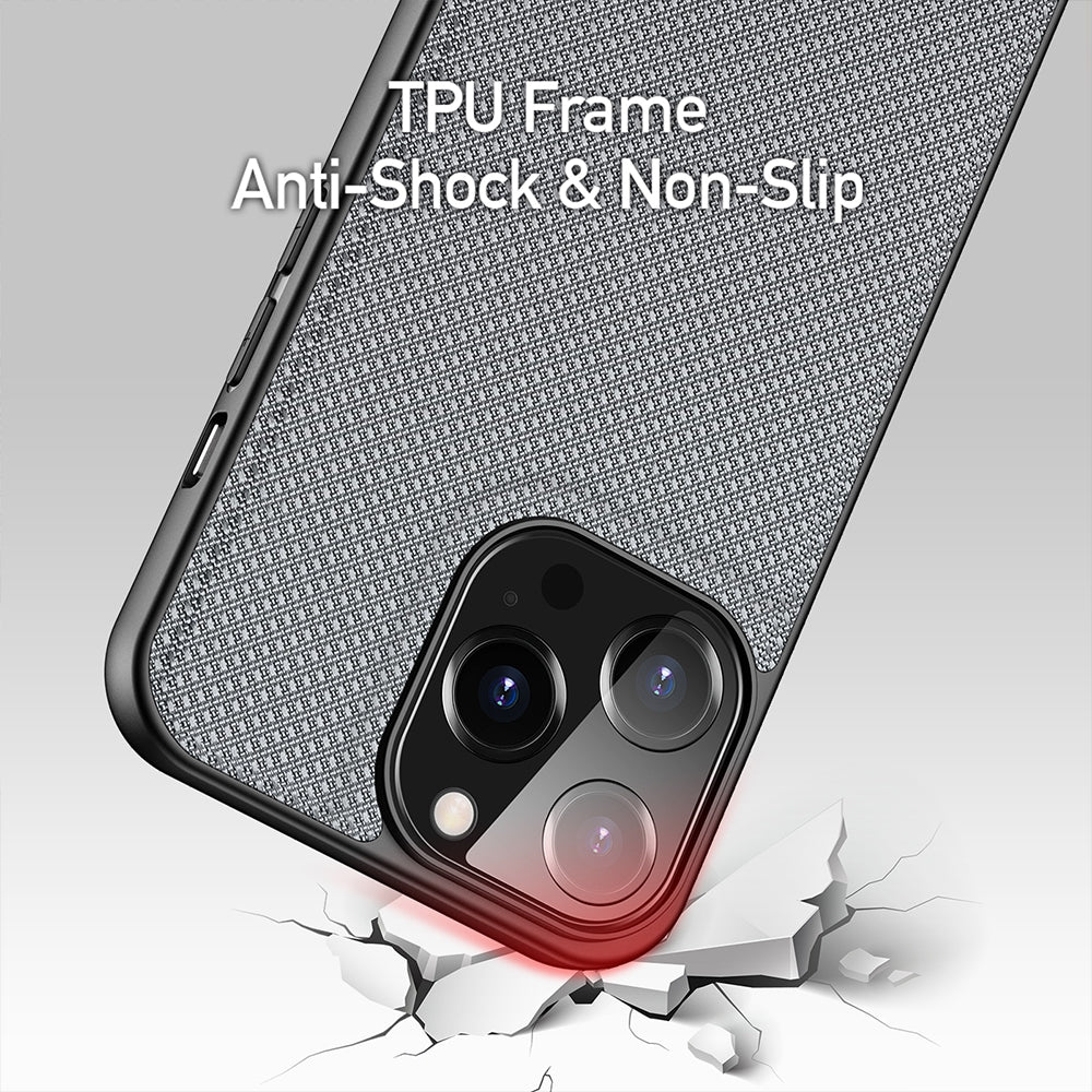 Fino Series Premium Case Cover for iPhone 14 Pro - Black