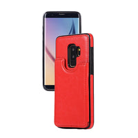 Thumbnail for Samsung Galaxy S9 Plus Leather Wallet Flip Case Cover - Black