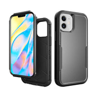 Thumbnail for iphone-12-heavy-duty-armor-case-cover-black-22000 Black
