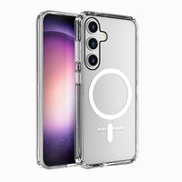 Thumbnail for Samsung Galaxy S24 Clear Shockproof MagSafe Case Cover - Clear