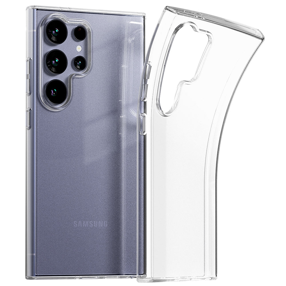 Samsung Galaxy S24 Ultra Clear Shockproof Case Cover - Clear