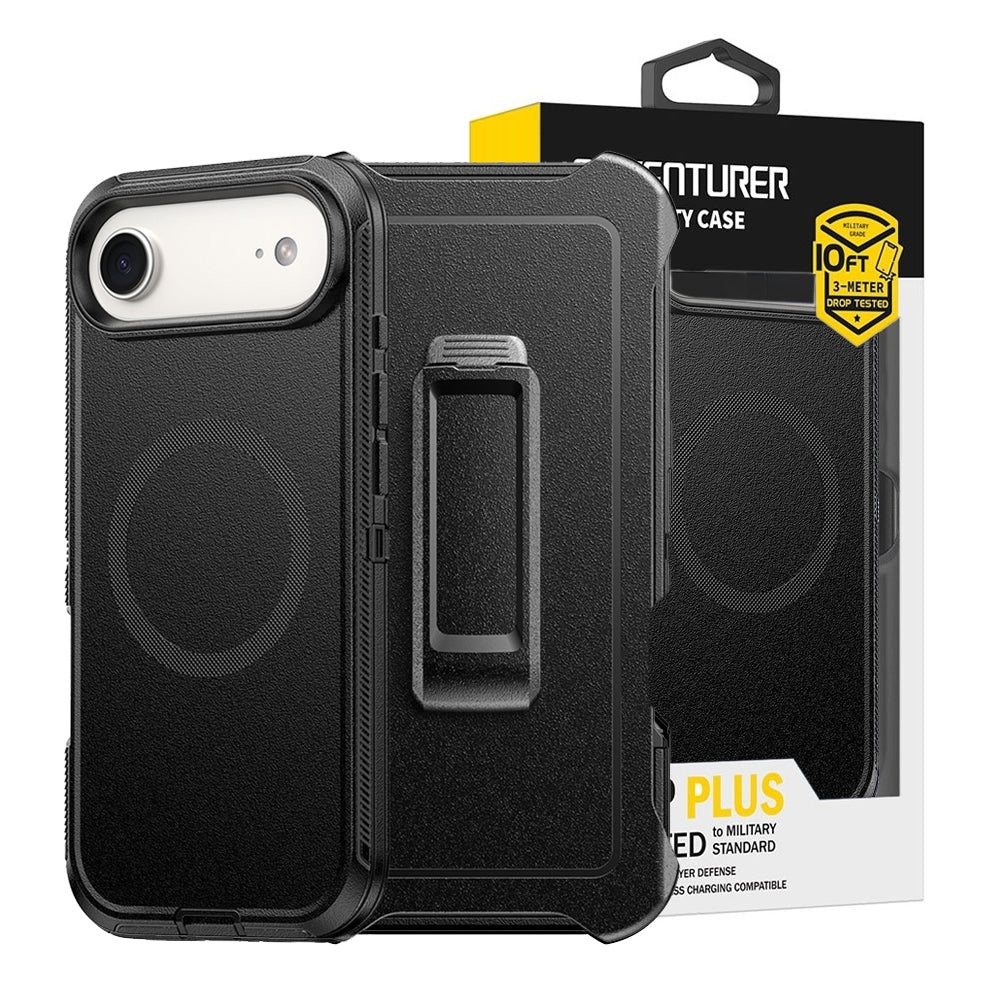 iPhone 17 Air Heavy-Duty Armor MagSafe Case Cover - Navy
