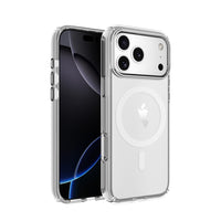 Thumbnail for iPhone 17 Air Clear Shockproof MagSafe Case Cover - Black