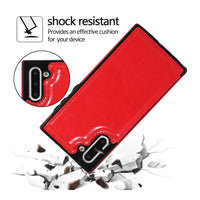 Thumbnail for Back Flip Leather Wallet Cover Case for Samsung Galaxy Note 10 - Black