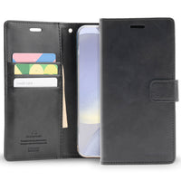 Thumbnail for samsung-galaxy-s24-leather-wallet-flip-case-cover-black-166477 Black