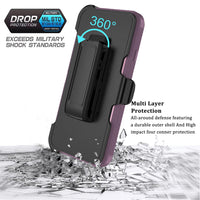 Thumbnail for iPhone 6 Heavy-Duty Armor Case Cover - Black