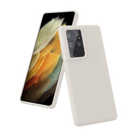 Thumbnail for Liquid Silicone Case Cover for Samsung Galaxy S21 Ultra - Black