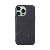 Thumbnail for Hanman Back Flip Leather Wallet Shockproof Cover Case for iPhone 13 / 14 - Brown
