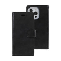 Thumbnail for iphone-15-leather-wallet-flip-case-cover-black-23957 Black
