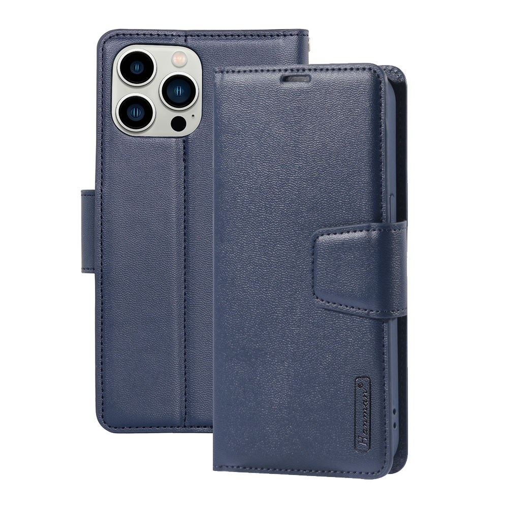 iphone-15-pro-leather-wallet-flip-case-cover-black-23823 Black