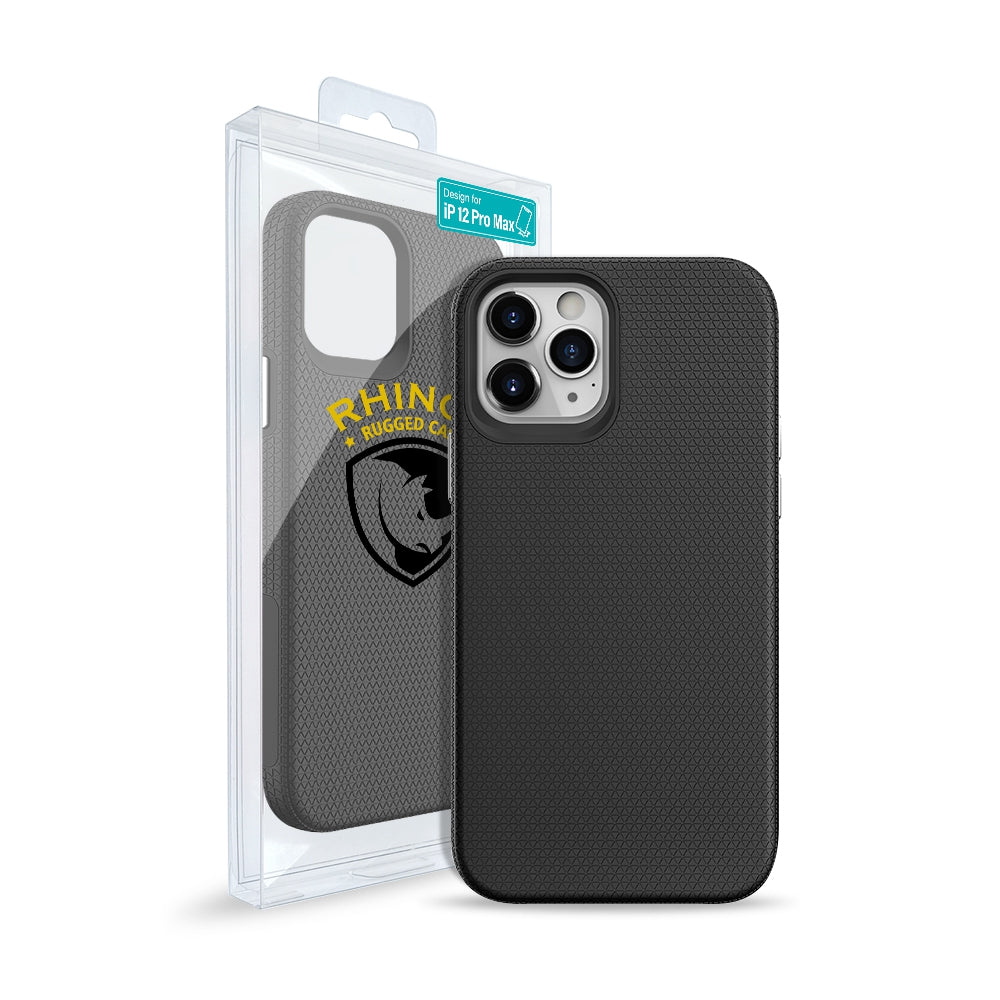 iphone-12-pro-max-heavy-duty-armor-case-cover-black-22236 Black