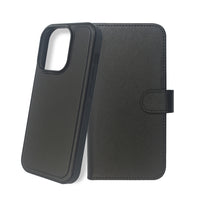 Thumbnail for iphone-14-pro-leather-wallet-flip-magsafe-case-cover-black-22086 Black