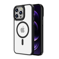 Thumbnail for iphone-11-pro-clear-shockproof-magsafe-case-cover-black-166445 Black