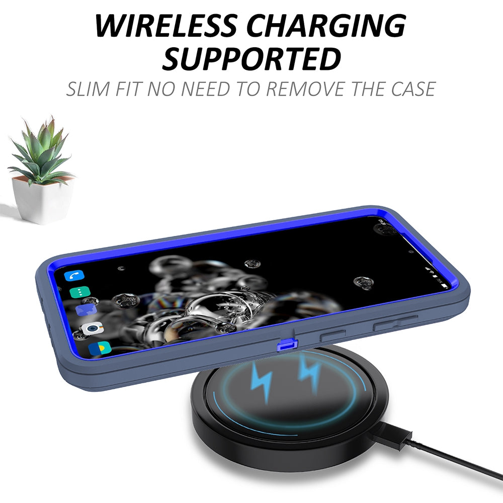 Samsung Galaxy S20 FE Heavy-Duty Armor Case Cover - Black