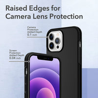 Thumbnail for Hybrid Beatles Shockproof Case Cover for iPhone 14 - Black