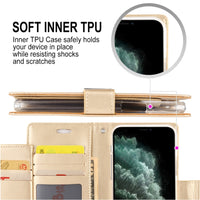 Thumbnail for iphone-14-plus-leather-wallet-flip-case-cover-black-166095 Black