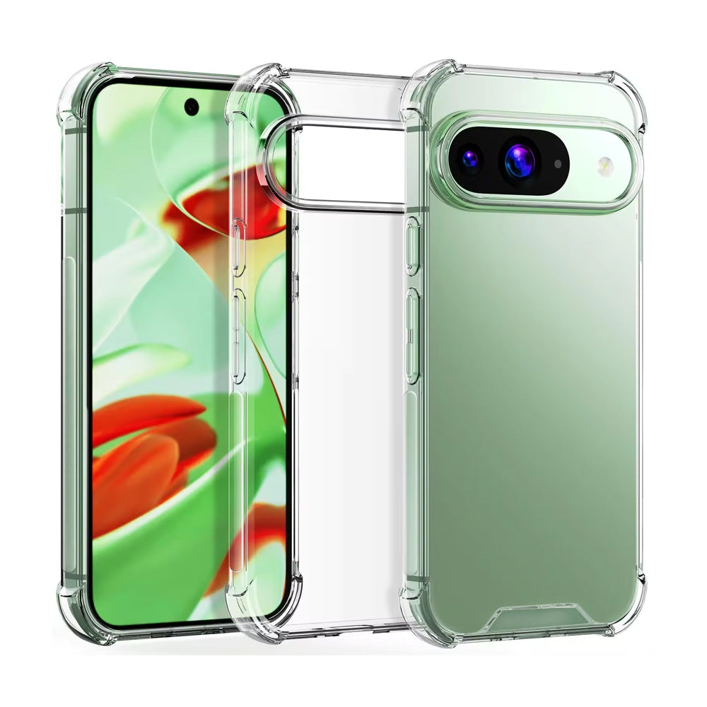Google Pixel 10 Pro XL Clear Shockproof Case Cover - Clear