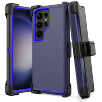 Thumbnail for Samsung Galaxy S23 Ultra Heavy-Duty Armor Case Cover - Black