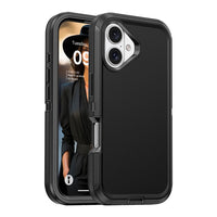 Thumbnail for iphone-16-plus-heavy-duty-armor-case-cover-black-166717 Black
