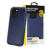 Thumbnail for iPhone 15 Pro Max Heavy-Duty Armor Case Cover - Black