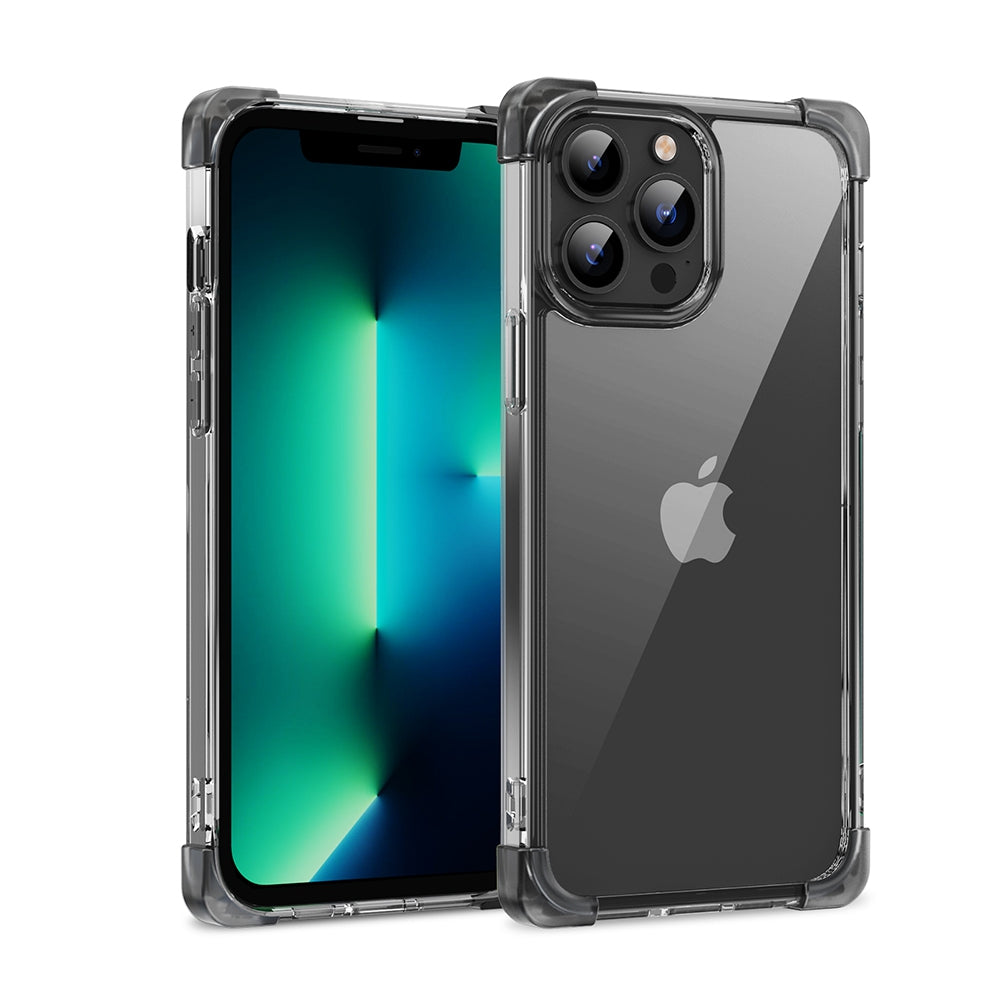 iphone-13-pro-max-clear-shockproof-case-cover-black-19492 Clear Black
