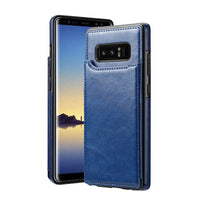 Thumbnail for Samsung Galaxy S10 Leather Wallet Flip Case Cover - Black