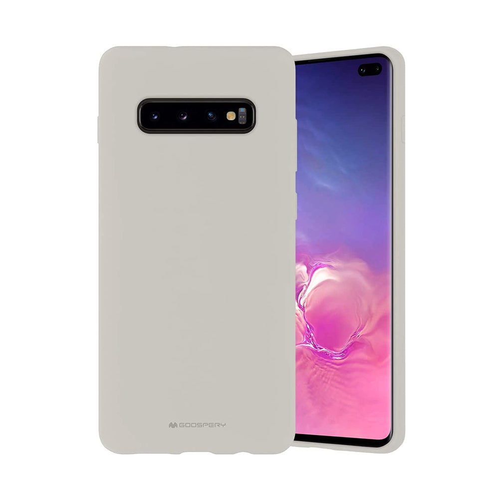 Samsung Galaxy S10 Plus Premium Silicone Case Cover - Black