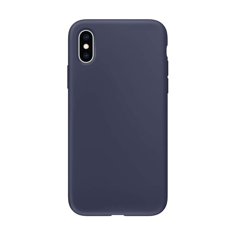 iPhone X Premium Silicone Case Cover - Black
