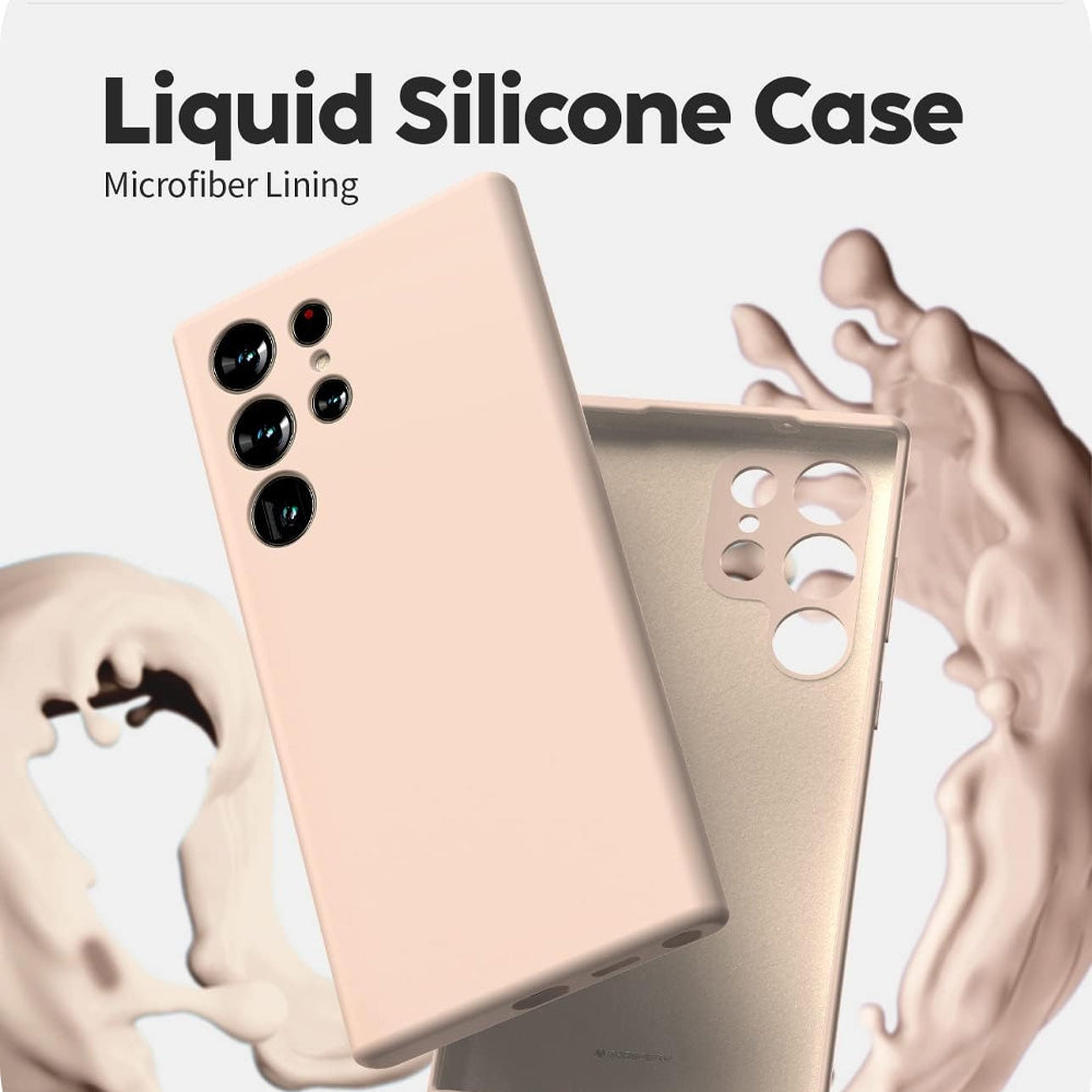 Samsung Galaxy S23 Ultra Premium Silicone Case Cover - Black