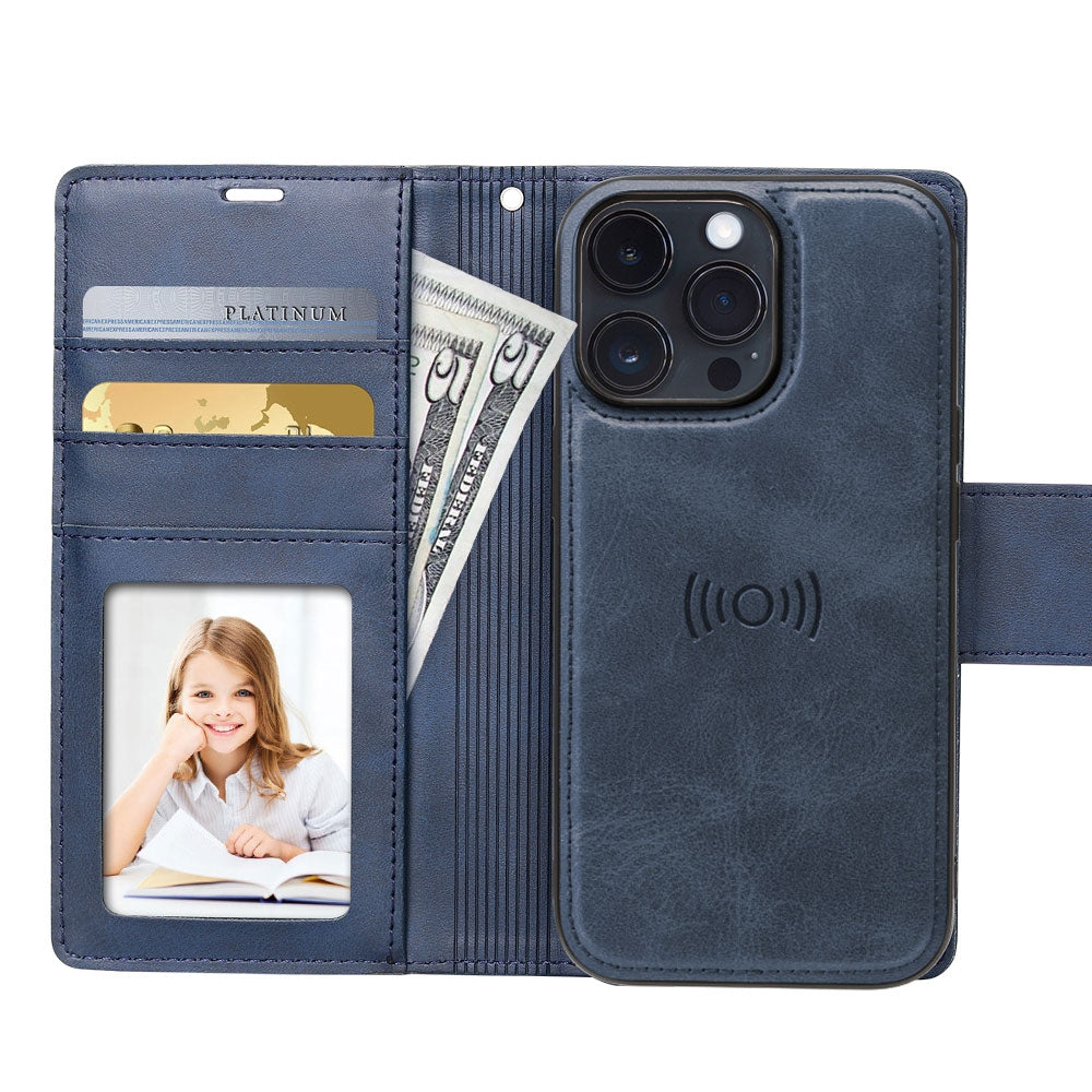 iphone-16-pro-max-leather-wallet-flip-magsafe-case-cover-black-166707 Black