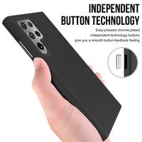Thumbnail for Samsung Galaxy S22 Ultra Heavy-Duty Armor Case Cover - Black