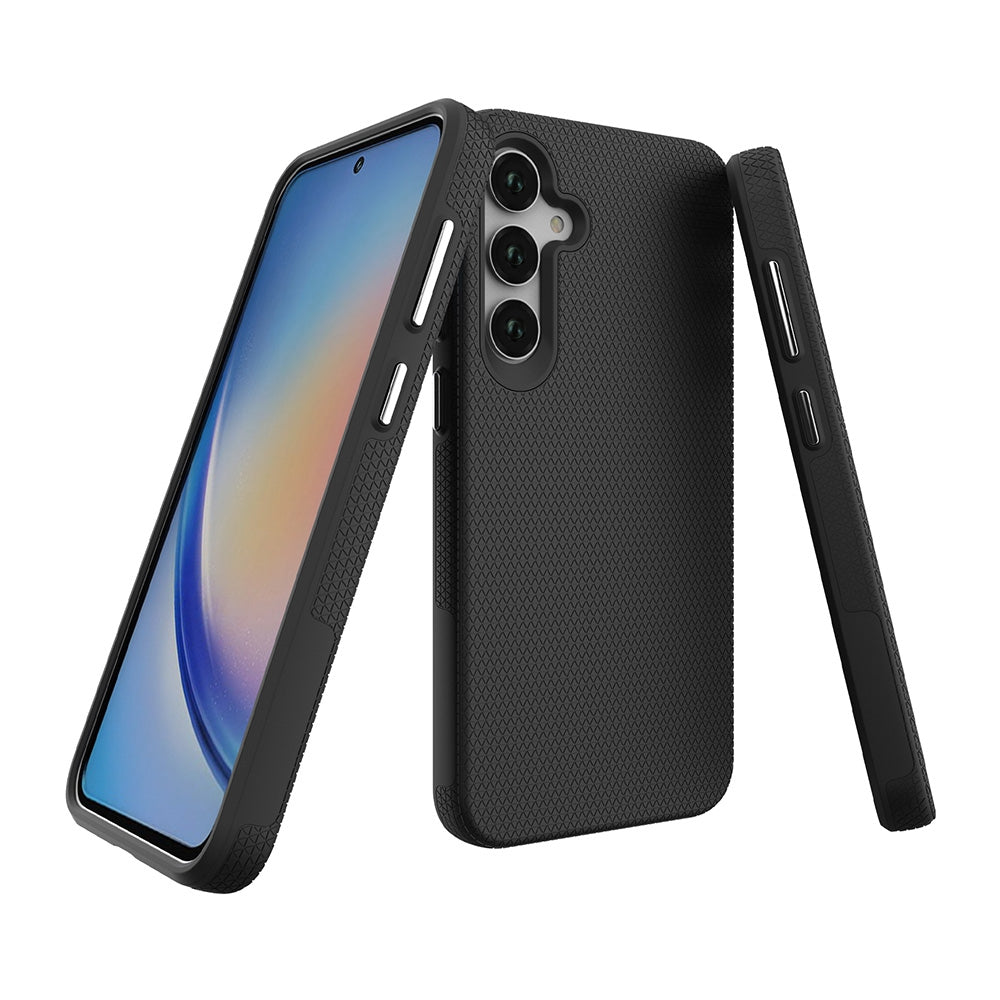 Rugged Shockproof Case for Samsung Galaxy A35 - Black