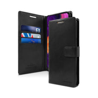 Thumbnail for Samsung Galaxy A50 Leather Wallet Flip Case Cover - Black