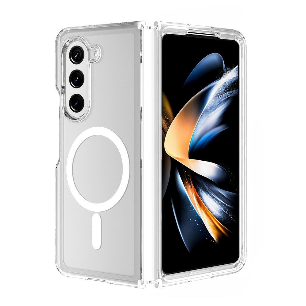 Samsung Galaxy Z Fold5 Clear Shockproof MagSafe Case Cover - Clear