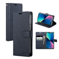 Thumbnail for iphone-15-pro-max-leather-wallet-flip-case-cover-black-23949 Black