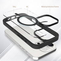 Thumbnail for iPhone 17 Air Clear Shockproof MagSafe Case Cover - White