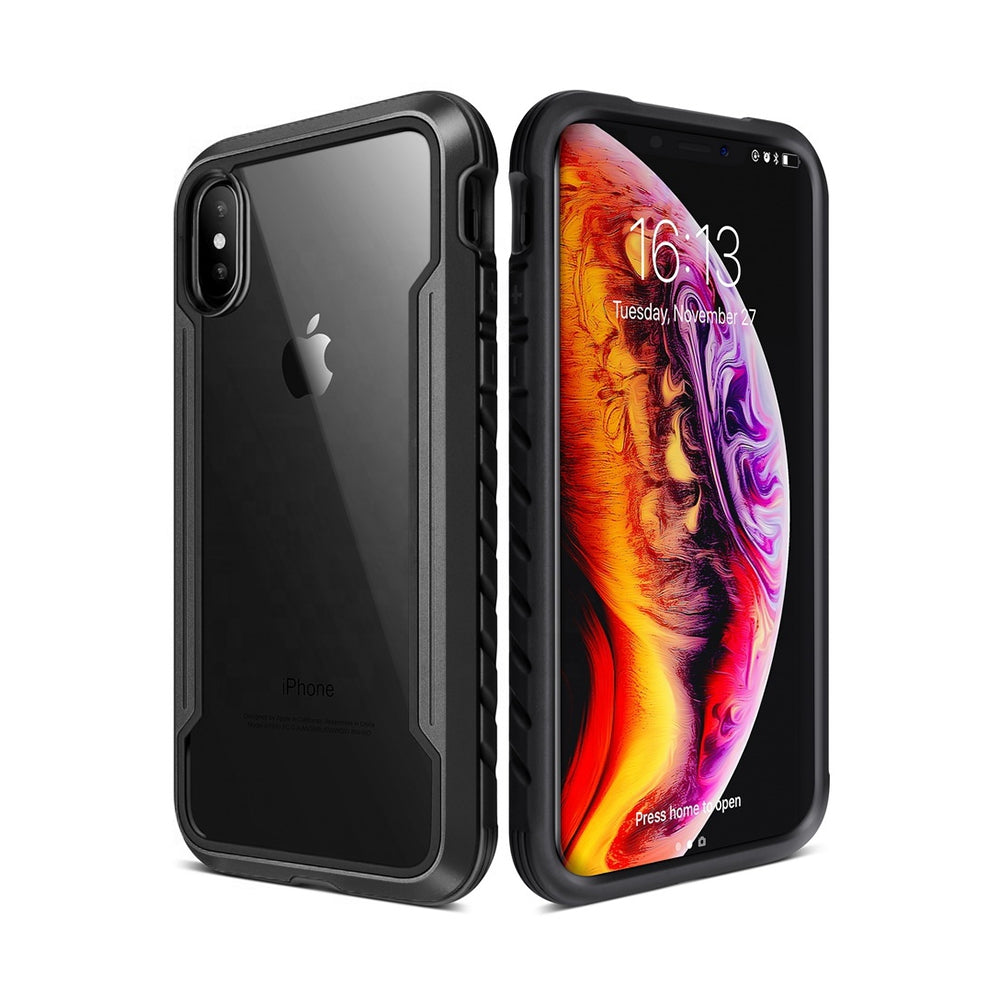 iphone-xr-heavy-duty-armor-case-cover-black-22034 Black