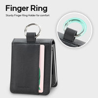 Thumbnail for Samsung Galaxy Z Flip6 Leather Wallet Flip Case Cover