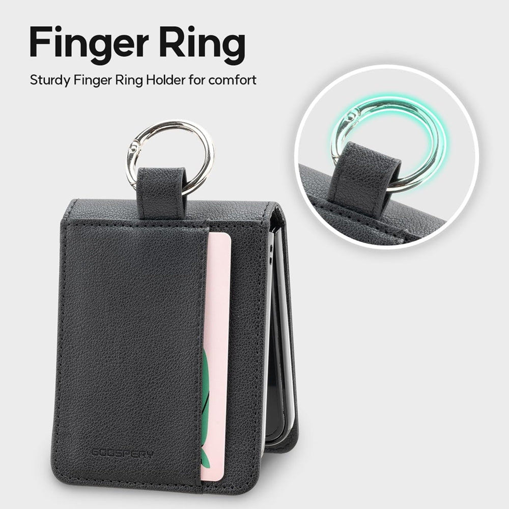 Samsung Galaxy Z Flip5 Leather Wallet Flip Case Cover