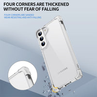 Thumbnail for Anti-Shock Space Protective Clear Case Cover for Samsung Galaxy S22 Plus - Transparent