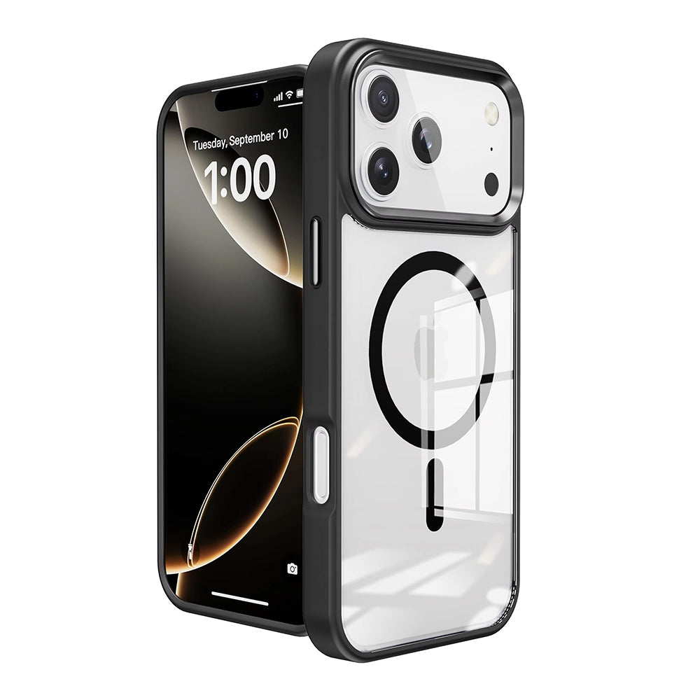 iPhone 17 Air Clear Shockproof MagSafe Case Cover - White