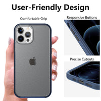 Thumbnail for iphone-12-pro-max-shockproof-case-cover-black-20525 Black+Black